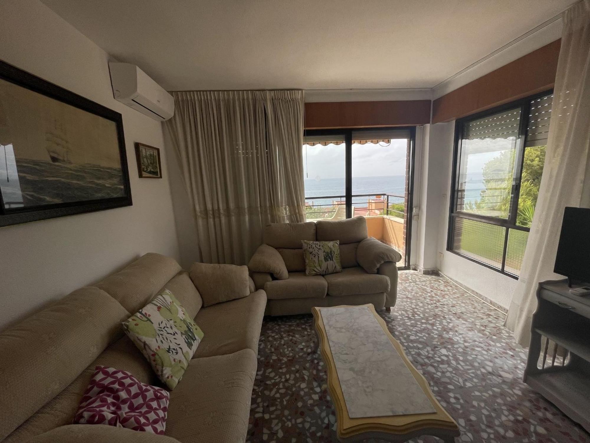 Pv20B, Amplio Apartamento Centrico, 50 Mt De La Playa Y Vistas Al Mar Villajoyosa Bagian luar foto